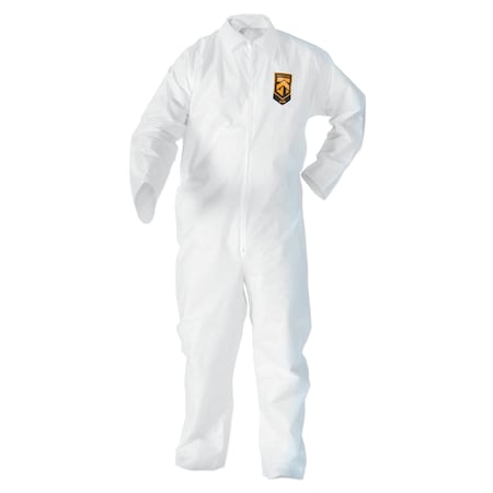 Kleenguard A20 Breathable Particle Protection Coveralls, 3X-Large, White, PK20 KCC 49006